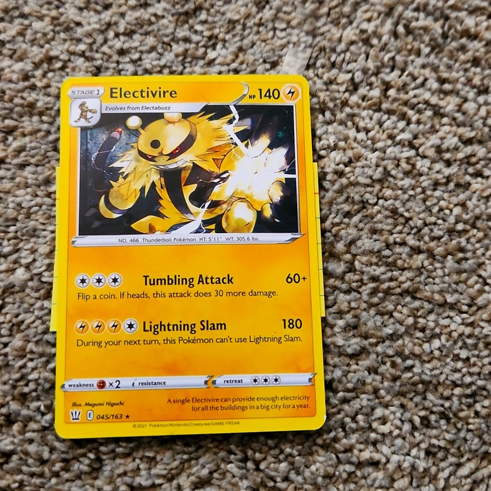 Stage 1 electivire